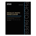 Photo Paper | Epson S045596 8.5 in. x 11 in. 10.5 mil Professional Media Metallic Luster Photo Paper - White (25/Pack) image number 0