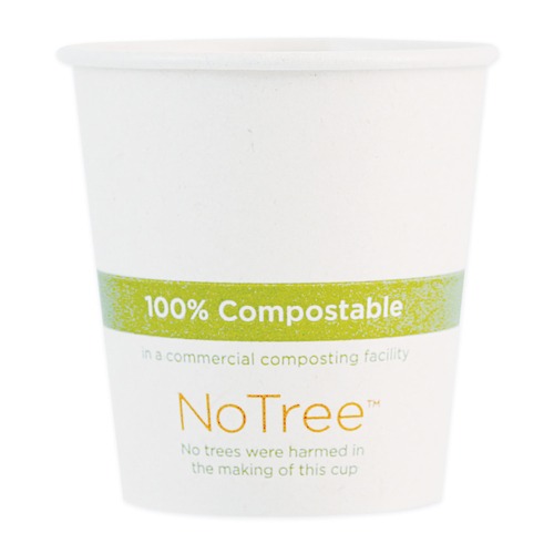 Cups and Lids | World Centric CUSU6 6 oz. NoTree Paper Hot Cups - Natural (1000/Carton) image number 0