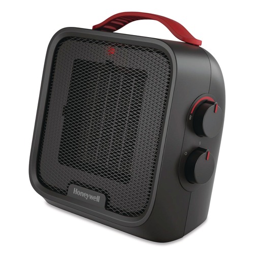 Office & Office Supplies | Honeywell HCE210B UberHeat 5 Ceramic Heater 4.5 x 4.5 x 8.86 Black image number 0