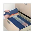 File Folders | Smead 19035 Six SafeSHIELD Fasteners 2 Dividers Legal Size Six-Section Pressboard Top Tab Classification Folders - Dark Blue (10/Box) image number 9