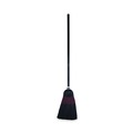 Brooms | Boardwalk BWK930BP 10 in. x 58.5 in. Wood Handle Flagged Tip Poly Bristle Janitor Brooms - Natural/Black (1 Dozen) image number 1