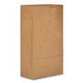 Paper Bags | General 18406 35 lbs. Capacity 6 in. x 3.63 in. x 11.06 in. #6 Grocery Paper Bags - Kraft (1-Bundle) image number 2
