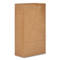 Paper Bags | Ross & Wallace Paper Products 100306500PK/BL 5.88 in. x 3.63 in. x 11 in. #6 Size Grocery Paper Bags - Kraft (500/Bundle) image number 2