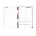 Notebooks & Pads | Blue Sky 140196 8 in. x 5 in. 12-Month (Jan-Dec 2026) Fly By Frosted Weekly/Monthly Planner - Blush/Pink Cover image number 5