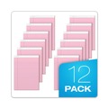 Notebooks & Pads | TOPS 63150 50-Sheet 8.5 in. x 11.75 in. Wide/Legal Rule Prism plus Colored Writing Pads - Pastel Pink (12/Pack) image number 6