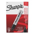 Back to School Sale | Sharpie 15001 King Size Broad Chisel Tip Permanent Marker - Black (1-Dozen) image number 0