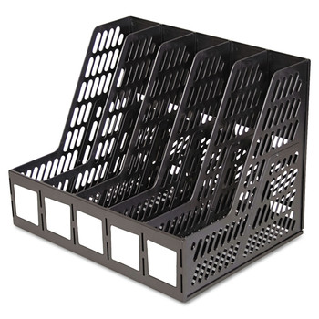 OFFICE FURNITURE AND LIGHTING | Advantus 34092 13.25 x 10 x 10.25 Five-Slot Literature File - Black