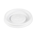 Cups and Lids | SOLO VL34R-0007 Polystyrene Vented Hot Cup Lids Fits 4 oz Cups - White (100/Pack, 10 Packs/Carton) image number 1