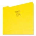 File Folders | Smead 17943 0.75 in. Expansion Assorted 1/3-Cut Tabs Legal Size Colored File Folders - Yellow (100/Box) image number 2