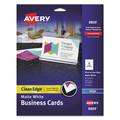 Labels | Avery 08869 2 in. x 3.5 in. Print-to-the-Edge True Print Business Cards for Inkjet Printers - White (160 Cards, 8 Cards/Sheet, 20 Sheets/Pack) image number 0