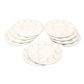 Arts & Crafts Supplies | Creativity Street PAC5924 Round Plastic Paint Trays for Classroom - White (10/Pack) image number 3