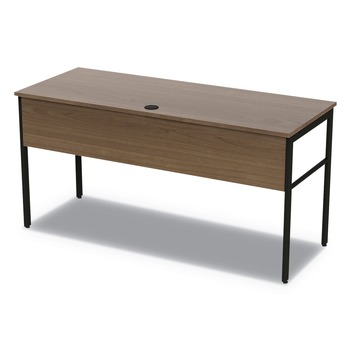 OFFICE DESKS AND WORKSTATIONS | Linea Italia LITUR601NW Urban Series 59 in. x 23.75 in. x 29.5 in. Workstation - Natural Walnut