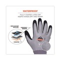 Cleaning Gloves | Ergodyne 17634 ProFlex 7501 Coated Waterproof Winter Gloves - Large Gray (1-Pair) image number 8