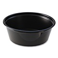 Cups and Lids | Fabri-Kal PC150SB 1.5 oz. Squat Portion Cups - Black (2500/Carton) image number 0
