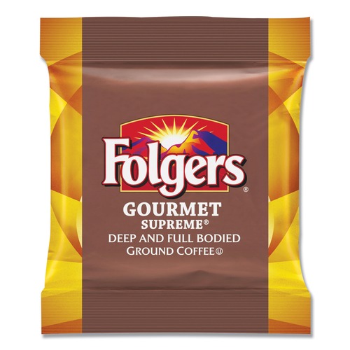 Just Launched | Folgers 2550006437 Gourmet Supreme 1.75 oz. Coffee Fraction Packs (42/Carton) image number 0