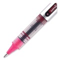 Pens | uni-ball 60384 VISION 0.7 mm Stick Roller Ball Pen - Pink Ink/Silver/Pink/Clear Barrel/Fine (1-Dozen) image number 6