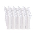 Just Launched | Dart 8SJ32 8 oz. 4.63 in. Diameter x 1.13 in. Height Squat Foam Container - White (500/Carton) image number 3