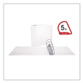 Binders | Universal UNV20997 5 in. Capacity 11 in. x 8.5 in. 3-Slant-Ring View Binder - White image number 7