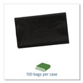 Trash Bags | Stout by Envision T5051B15 50 in. x 51 in. 65-Gallon 1.5 mil. Total Recycled Content Plastic Trash Bags - Black/Brown (100/Carton) image number 3