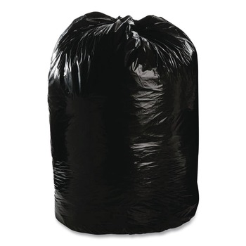 Stout by Envision T3860B15 38 in. x 60 in. 1.5 mil. 60 Gallon Total Recycled Content Plastic Trash Bags - Brown/ Black (100/Carton)