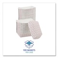  | Boardwalk BWK30LAG100 1 lbs. Capacity Paper Food Baskets - Red/White (1000/Carton) image number 7