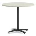 Office & Office Supplies | HON HBTTRND42.N.B9.LOFT 42 in. Diameter Between Round Table Top - Silver Mesh image number 1