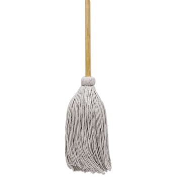 Boardwalk BWKCD50020S 20 oz. Cotton Head Deck Mop with 50 in. Wood Handle (12/Carton)