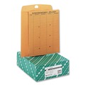 Envelopes & Mailers | Quality Park QUA63664 #97 One-Sided Five-Column Format 10 in. x 13 in. Brown Kraft Resealable Redi-Tac Interoffice Envelope - Brown Kraft (100/Box) image number 3