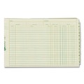 Notebooks & Pads | National 63453 8.5 in. x 5 in. Debit-Credit-Balance Sheets Four-Ring Ledger Binder Kit with A-Z Index - Black Cover image number 3