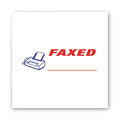 Stamps & Stamp Supplies | ACCUSTAMP2 035533 1.63 in. x 0.5 in. FAXED Pre-Inked Shutter Stamp - Red/Blue image number 2
