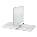 Binders | Office Impressions OFF-82232 11 in. x 8.5 in. 0.5 in. Capacity 3 Rings Economy Round Ring View Binder - White image number 1