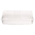 Food Trays, Containers, and Lids | Handi-Foil HFA 6091S-250 8 in. x 3 in. x 8.87 in. 46 oz. Handi-Lock Plastic Food Container - Clear (250/Carton) image number 2