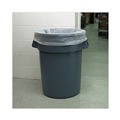 Trash & Waste Bins | Boardwalk 3485199 44-Gallon Round Plastic Waste Receptacle - Gray image number 5