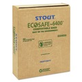 Trash Bags | Stout by Envision E3348E85 32 Gallon 0.85 mil 33 in. x 48 in. EcoSafe-6400 Bags - Green (50/Box) image number 1