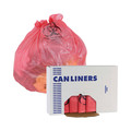 Storage Accessories | Boardwalk A8046PRK 40 in. x 46 in. 45 gal. 1.3 mil Linear Low Density Health Care Trash Can Liners - Red (100/Carton) image number 5
