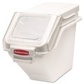 Just Launched | Rubbermaid Commercial FG9G5700WHT ProSave 5.4-Gallon Plastic Shelf Ingredient Bin - White image number 0