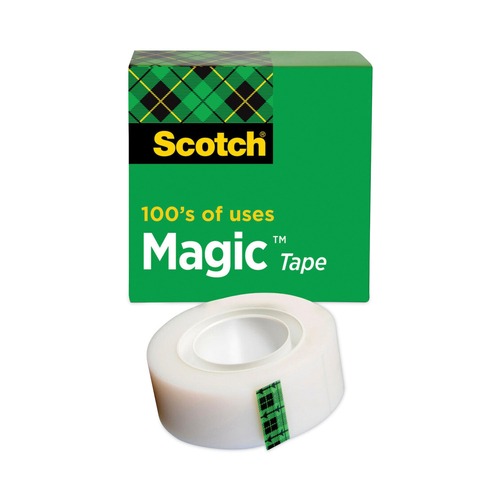 Back to School Sale | Scotch 810 Magic 0.75 in. x 83.33 ft. 1 in. Core Tape Refill - Clear (1-Roll) image number 0