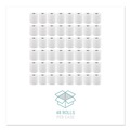 Toilet Paper | Windsoft WIN2405 2-Ply Septic Safe Individually Wrapped Rolls Bath Tissue - White (48 Rolls/Carton) image number 4