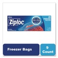  | Ziploc 351126 1 Gallon 2.7 mil. 9.6 in. x 12.1 in. Zipper Freezer Bags - Clear (28 Bags/Box, 9 Boxes/Carton) image number 5
