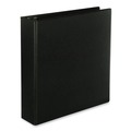 Binders | Universal UNV20745PK 11 x 8.5 2 in. Capacity Slant D-Ring View Binder, 3 Rings - Black (6/Carton) image number 2
