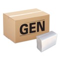 Paper Towels and Napkins | GEN GENTFOLDNAPK 1-Ply 7 in. x 13-1/4 in. Tall-Fold Napkins - White (10000/Carton) image number 0
