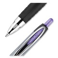 Pens | uni-ball 70221 Signo 207 0.7 mm Retractable Gel Pen - Violet Ink/Smoke/Black/Violet Barrel/Medium (1-Dozen) image number 4
