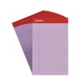 Notebooks & Pads | Universal UNV35854 50-Sheet 5 in. x 8 in. Colored Perforated Writing Pads - Narrow Rule, Orchid (1 Dozen) image number 0