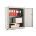 Office Filing Cabinets & Shelves | Alera CM4218LG 36 in. x 18 in. x 42 in. Assembled High Storage Cabinet with Adjustable Shelves - Light Gray image number 1