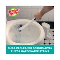 Cleaning Tools | Scotch-Brite 558-SK-4NP Toilet Scrubber Starter Kit (1 Handle and 5 Scrubbers) - White/Blue image number 4