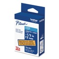 Tapes | Brother P-Touch TZEB31CS 0.47 in. x 26.2 ft. TZe Laminated Removable Label Tapes - Black on Orange image number 1