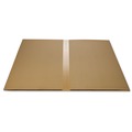 Office Chair Mats | Deflecto CM21112 EconoMat 36 in. x 48 in. Lipped Flat Packed All Day Use Chair Mat for Hard Floors - Clear image number 4