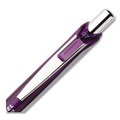 Pens | Pentel BL77-V Medium 0.7 mm EnerGel RTX Retractable Gel Pen - Violet Ink, Violet/Gray Barrel image number 2