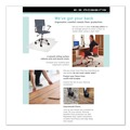 Office Chair Mats | ES Robbins 132321 46 in. x 60 in. Heavy Use Rectangular EverLife Chair Mat for Hard Floors - Clear image number 3