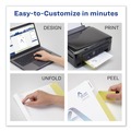 Dividers & Tabs | Avery 11516 Print-On 11 in. x 8.5 in. 5-Tab Customizable Unpunched Dividers - White (5/Pack) image number 3